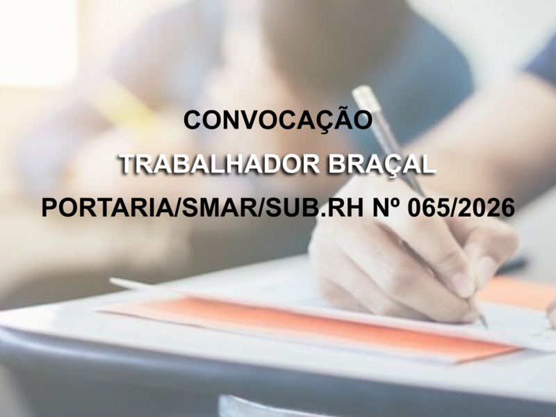 PORTARIA SMAR/SUB.RH N° 065/2026