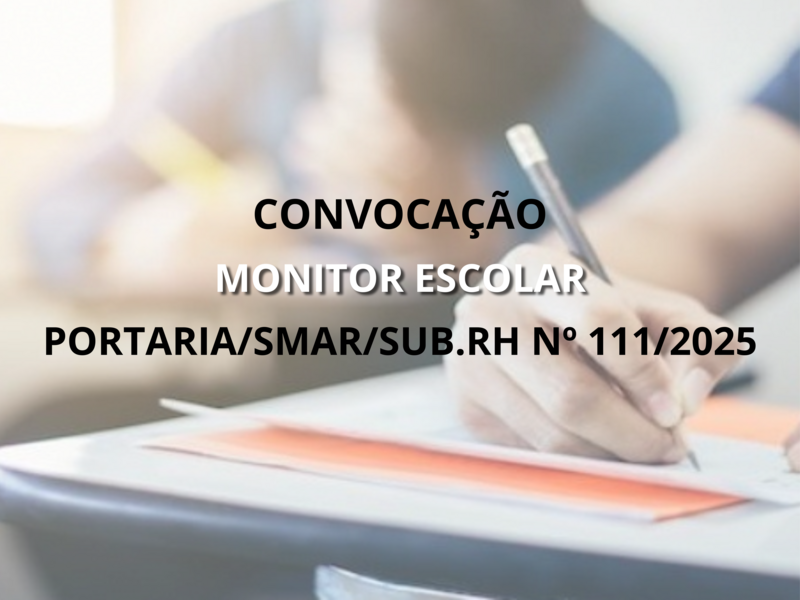 PORTARIA/SMAR/SUB.RH Nº 111/2025