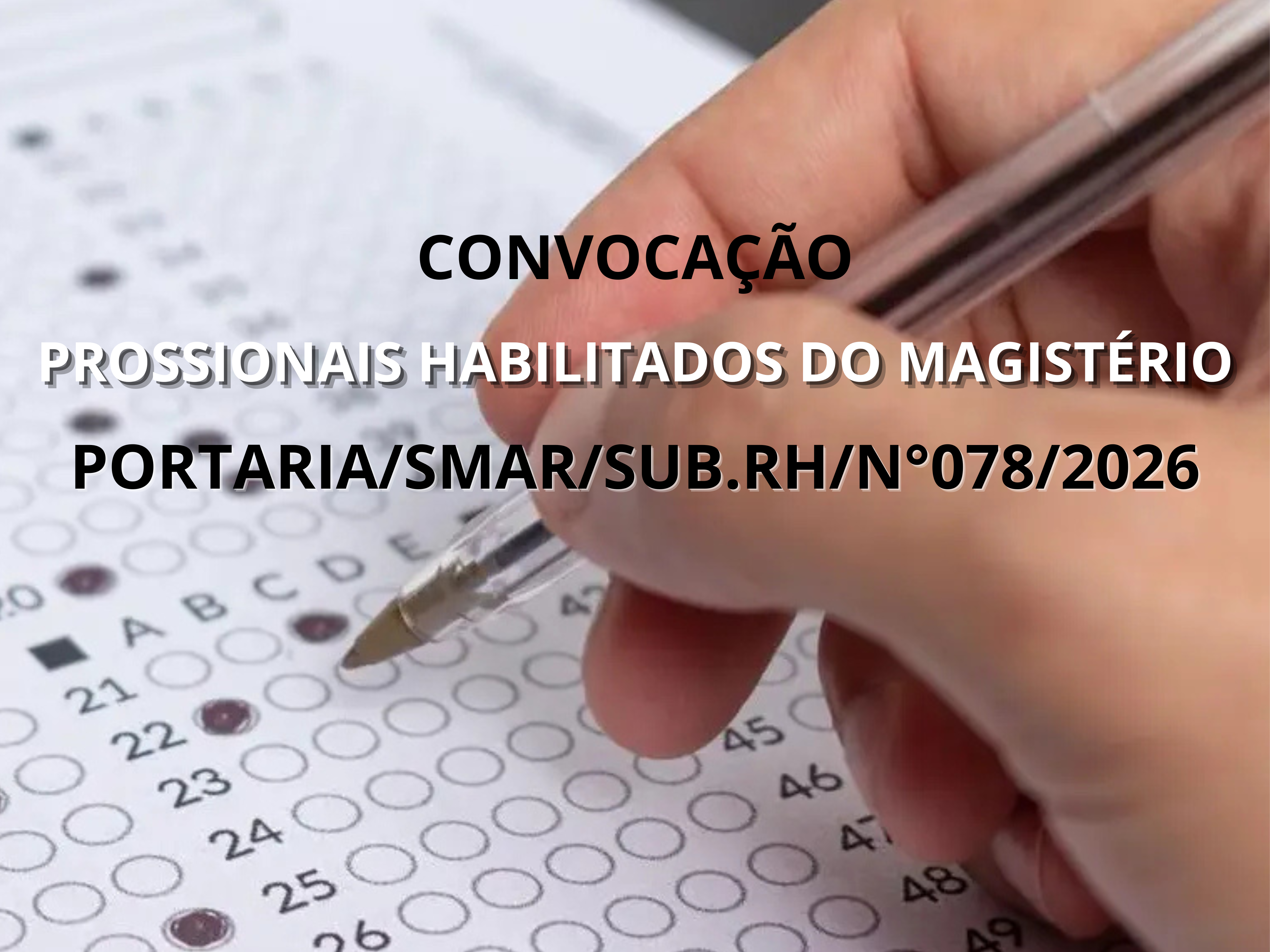PORTARIA/SMAR/SUB.RH/N°078/2026