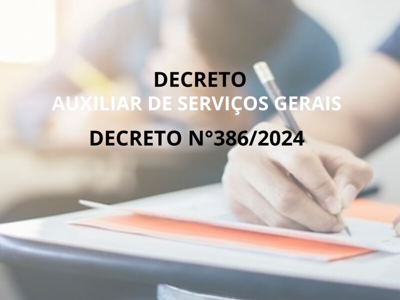 DECRETO N°386/2024