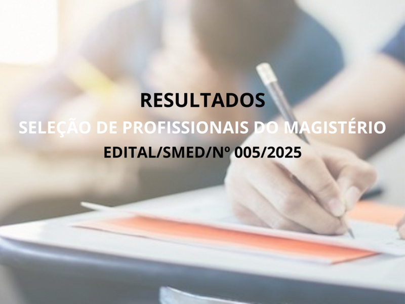 EDITAL/SMED/Nº 005/2025