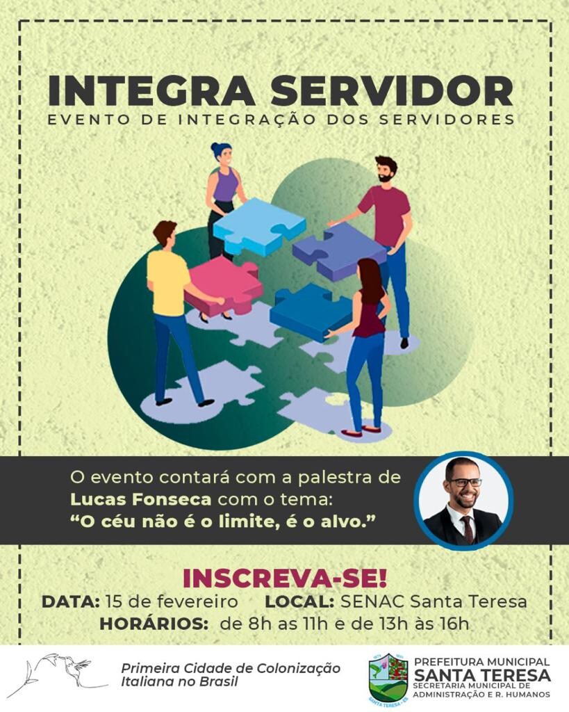INTEGRA SERVIDORES 2023 SERÁ NO PRÓXIMO DIA 15 