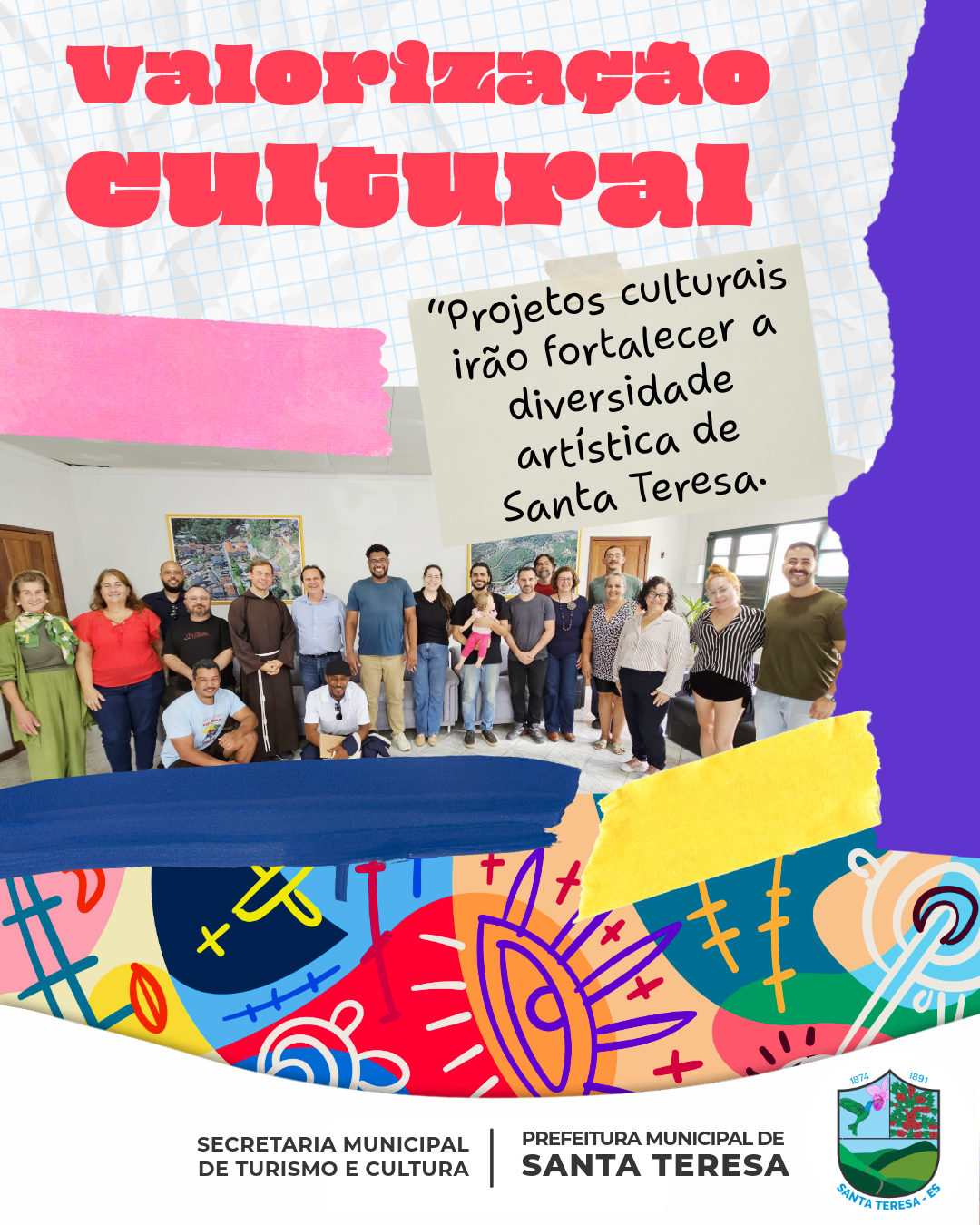 Prefeitura de Santa Teresa divulga resultado final do Edital PNAB – Ciclo 2 e assina Termos de Execução Cultural