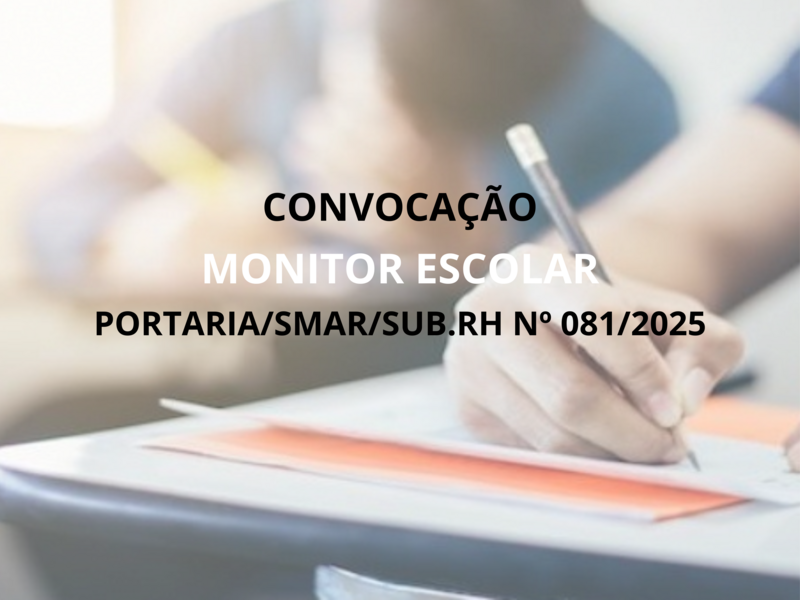 PORTARIA/SMAR/SUB.RH Nº 081/2025