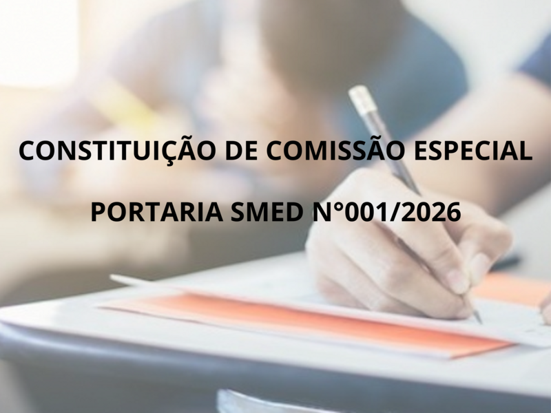 PORTARIA/SMED/N°001/2026