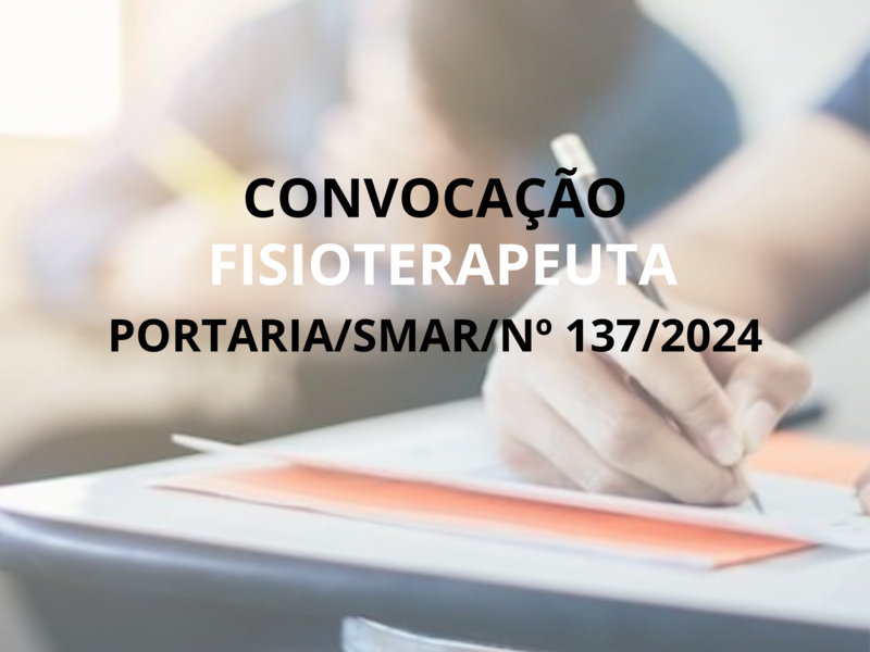 PORTARIA/SMAR/Nº 137/2024