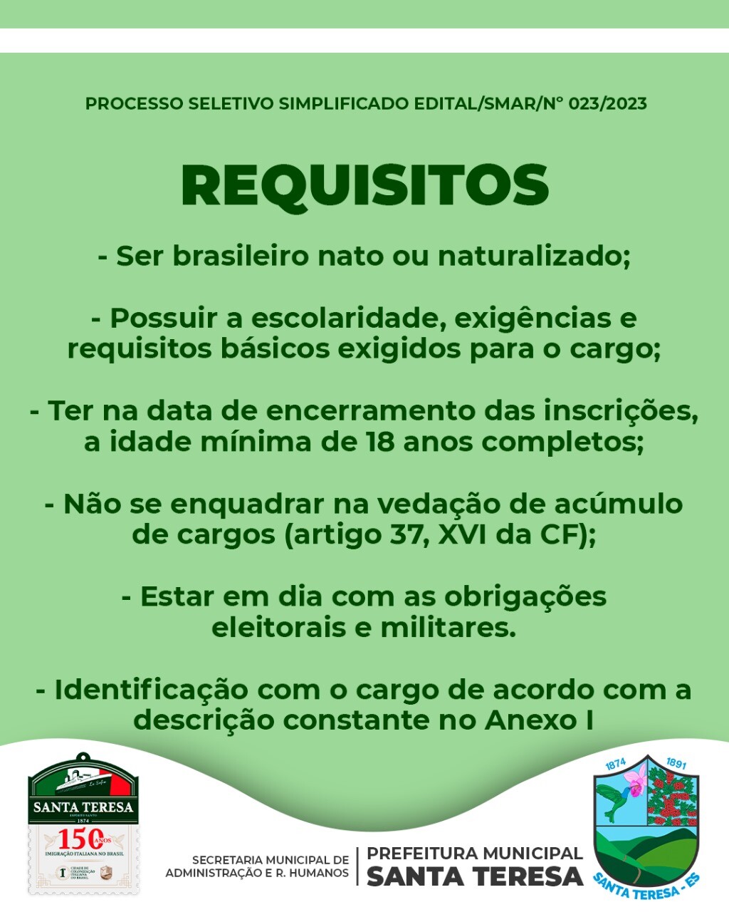Vaga de Emprego na PMST: Processo Seletivo Educador Físico
