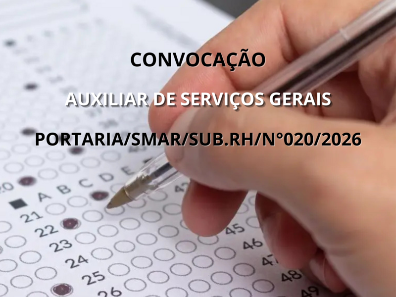PORTARIA/SMAR/SUB.RH/N° 020/2026
