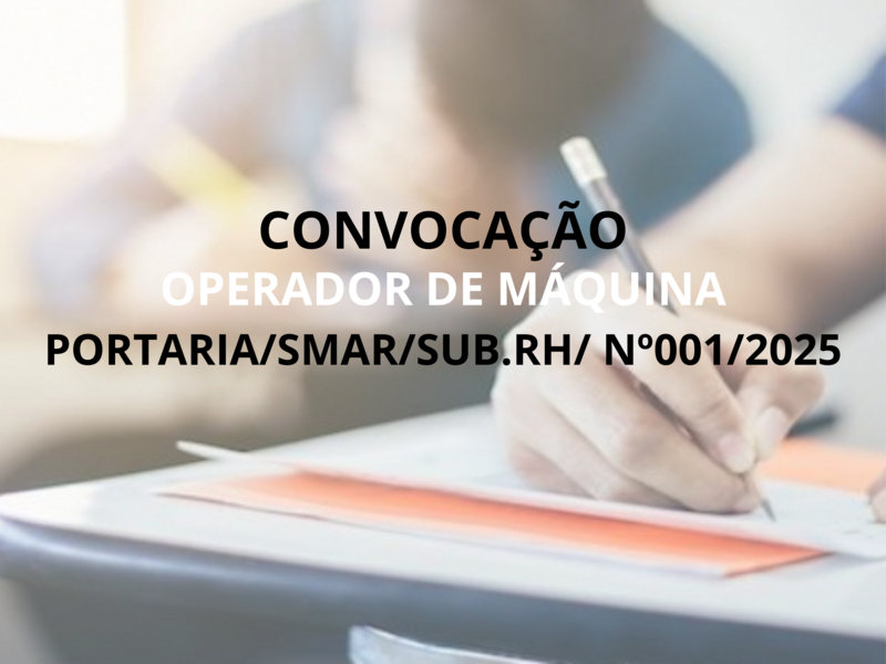 PORTARIA/SMAR/SUB.RH/ Nº001/2025