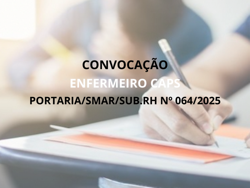 PORTARIA/SMAR/SUB.RH Nº 064/2025