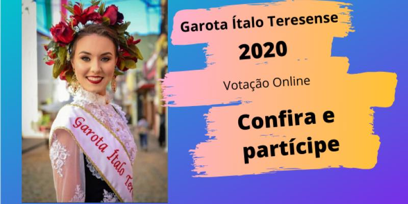 Participe da Votação da Garota Ítalo Teresense 2020