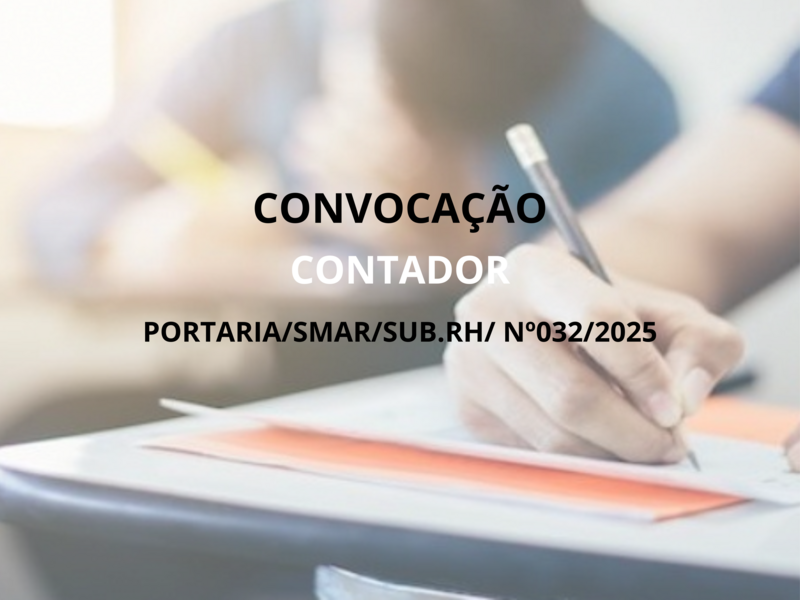 PORTARIA/SMAR/SUB.RH/ Nº032/2025