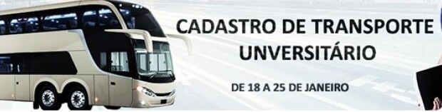 Cadastro de Transporte Universitário