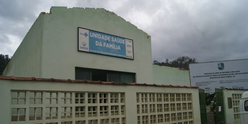 São João de Petrópolis recebe primeira reforma do posto de saúde da família após sua construção em 2010