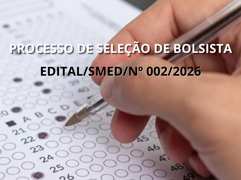 EDITAL/SMED/Nº 002/2026 