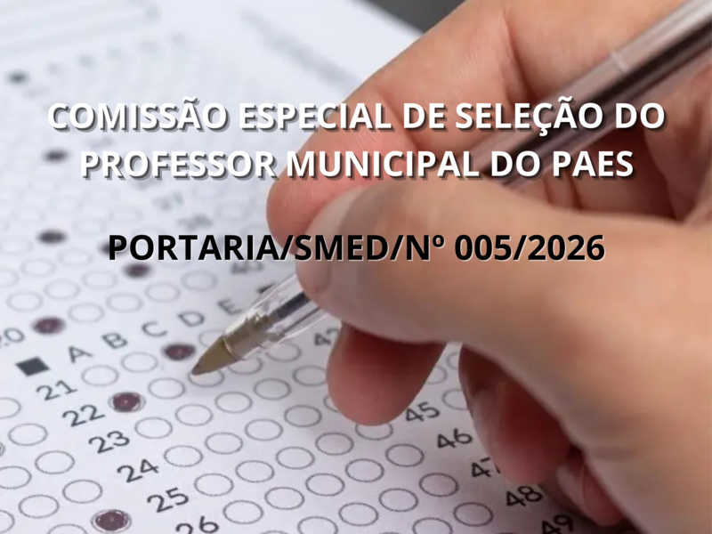PORTARIA SMED/SUB.RH N° 005/2026