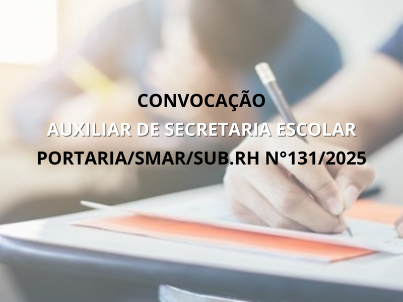 PORTARIA SMAR/SUB.RH/ Nº 131/2025