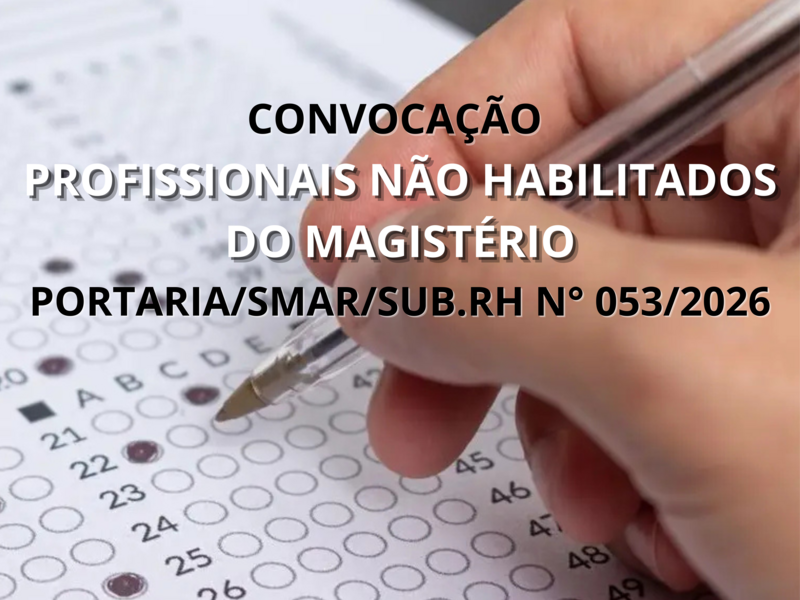 PORTARIA SMAR/SUB.RH N° 053/2026