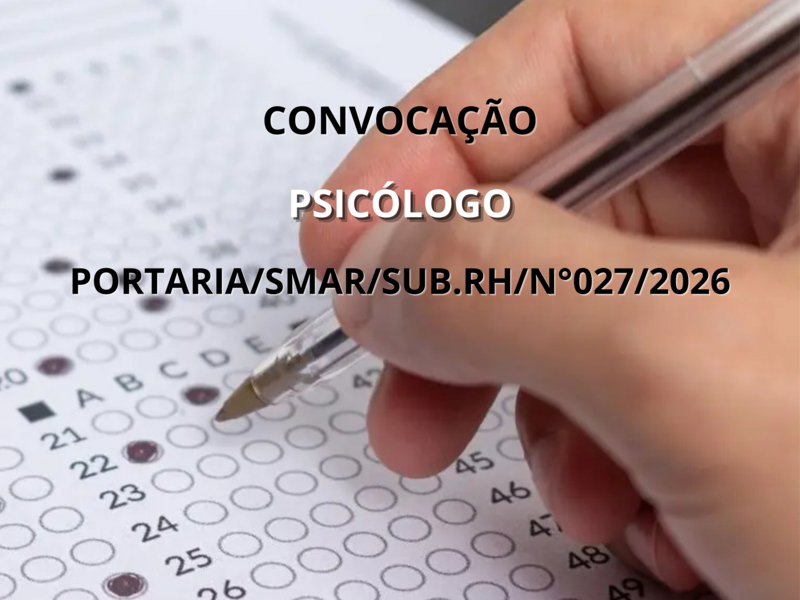 PORTARIA/SMAR/SUB.RH N° 027/2026
