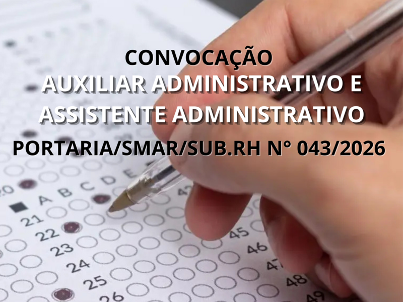 PORTARIA/SMAR/SUB.RH N° 043/2026