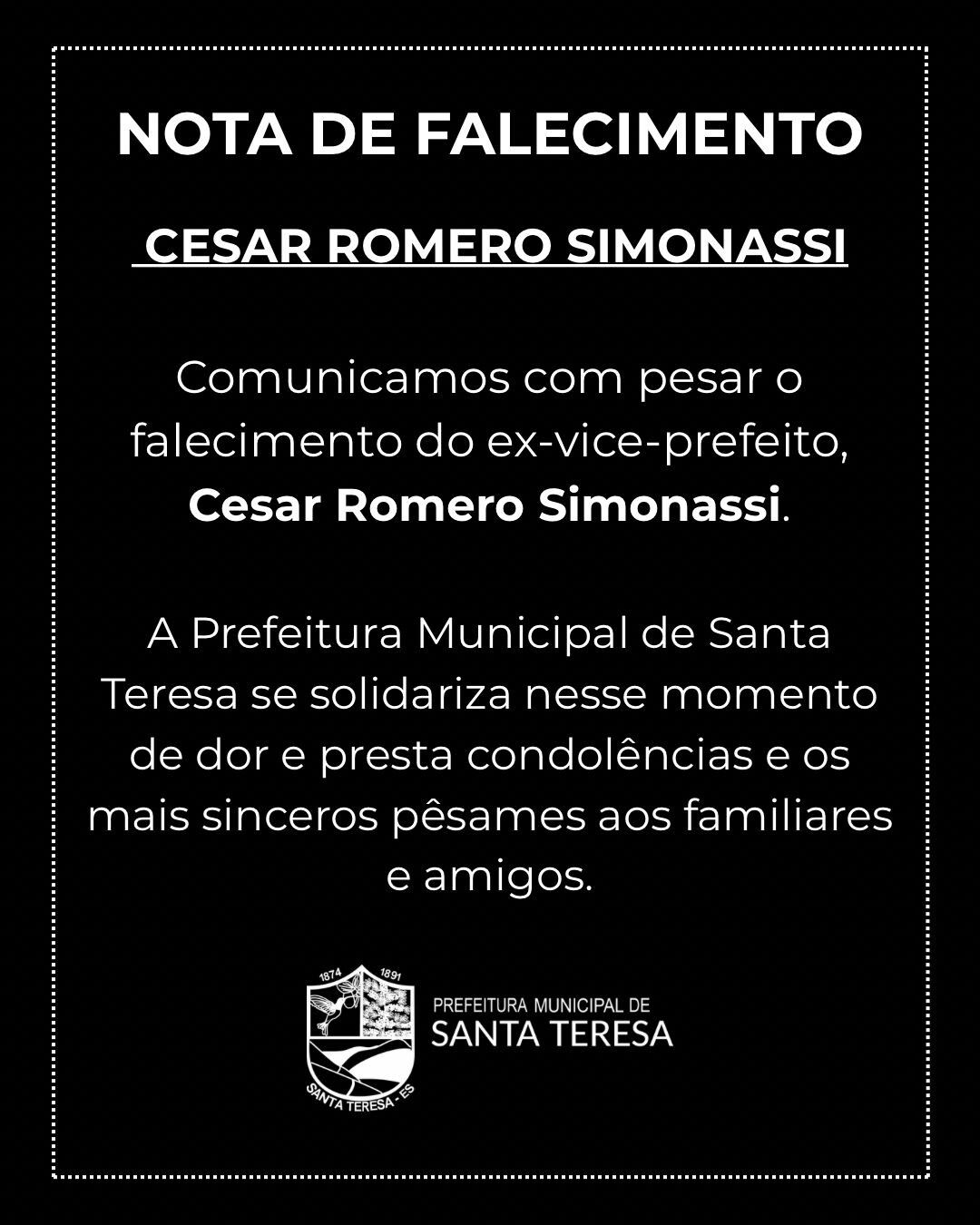 Nota de Pesar