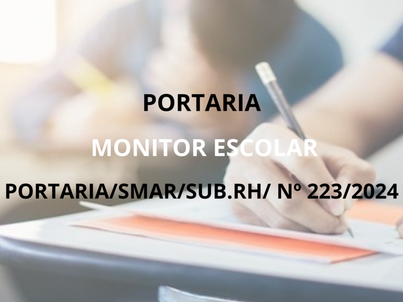PORTARIA/SMAR/SUB.RH/ Nº 223/2024