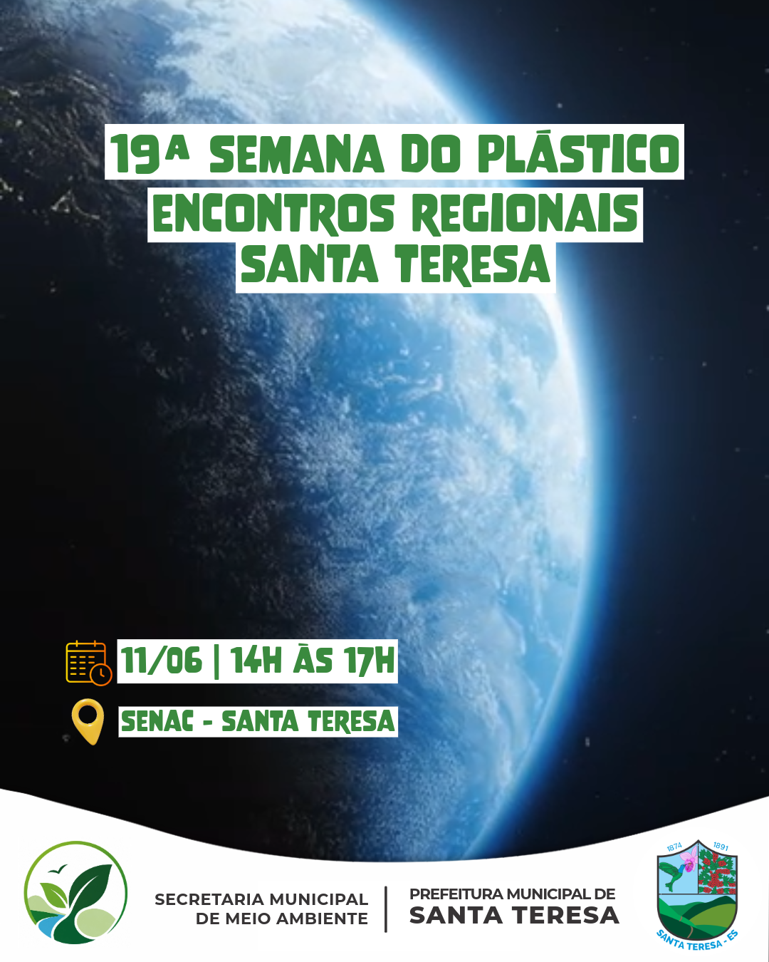 Santa Teresa se prepara para sediar encontro regional da 19ª Semana do Plástico