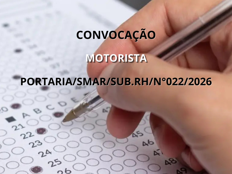 PORTARIA/SMAR/SUB.RH/N°022/2026