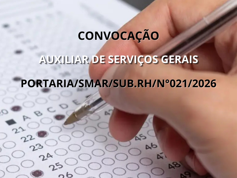 PORTARIA/SMAR/SUB.RH/N°021/2026