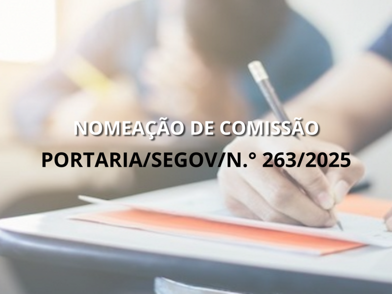 PORTARIA/SEGOV/N°263/2025