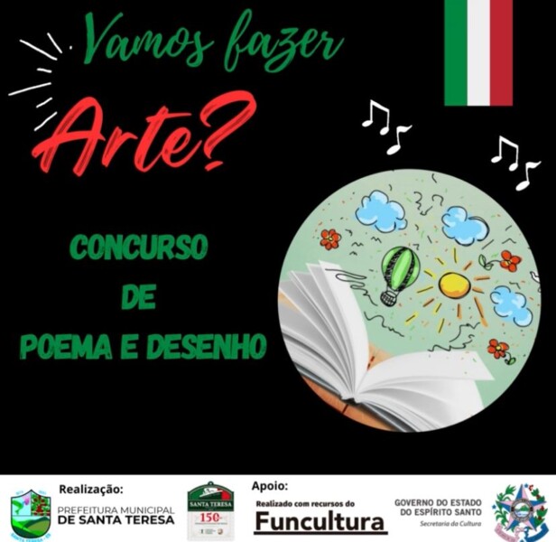  Concurso de Poema e Desenho – Projeto “Vamos Fazer Arte?” 