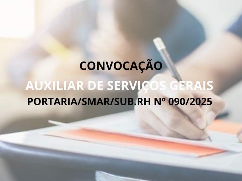 PORTARIA/SMAR/SUB.RH Nº 090/2025