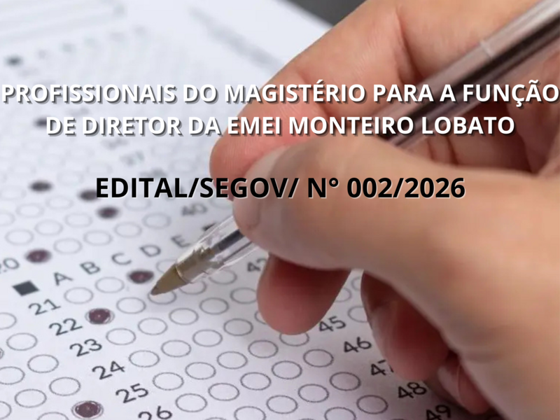 EDTAL/SEGOV/N° 002/2026