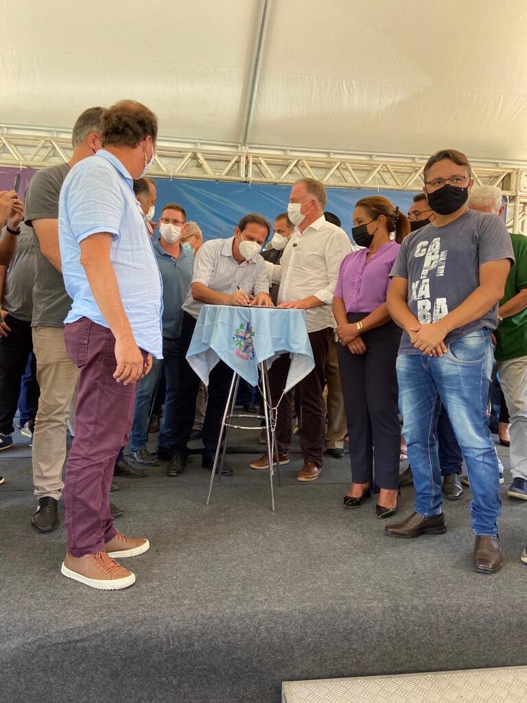 Ordem de Serviço para a pavimentação da ES-261 até Alto Jatibocas