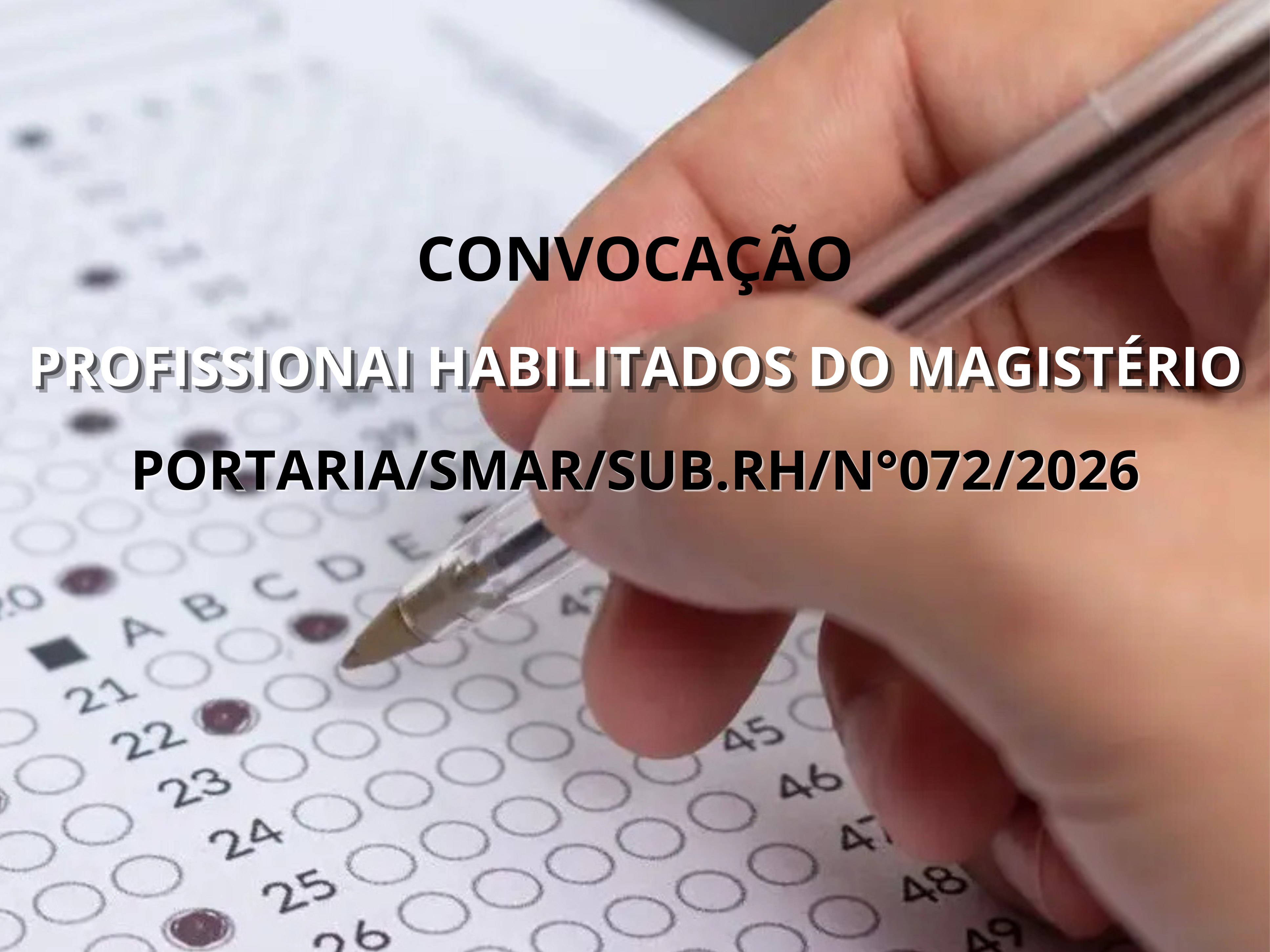 PORTARIA/SMAR/SUB.RH/N°072/2026