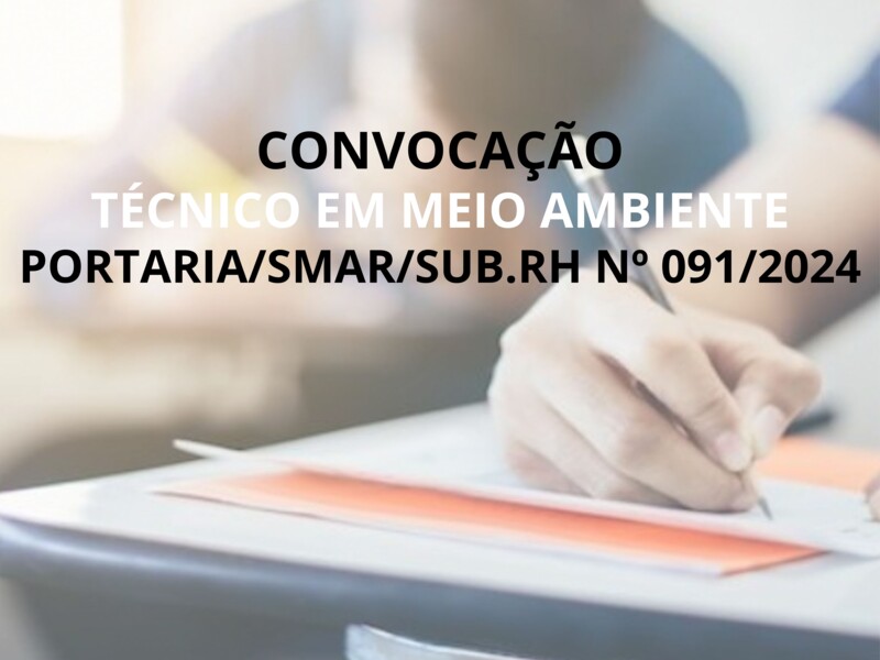 PORTARIA/SMAR/SUB.RH Nº 091/2024
