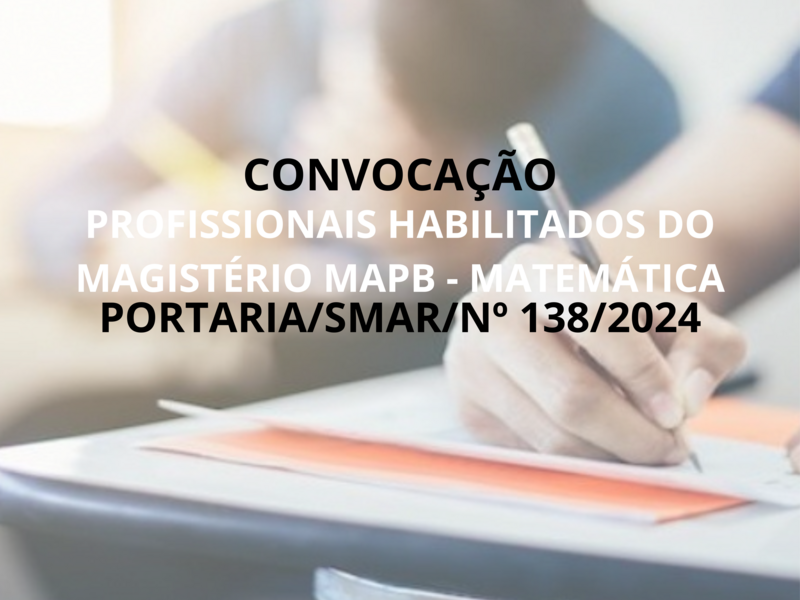 PORTARIA/SMAR/ Nº 138/2024
