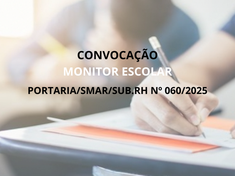 PORTARIA/SMAR/SUB.RH Nº 060/2025