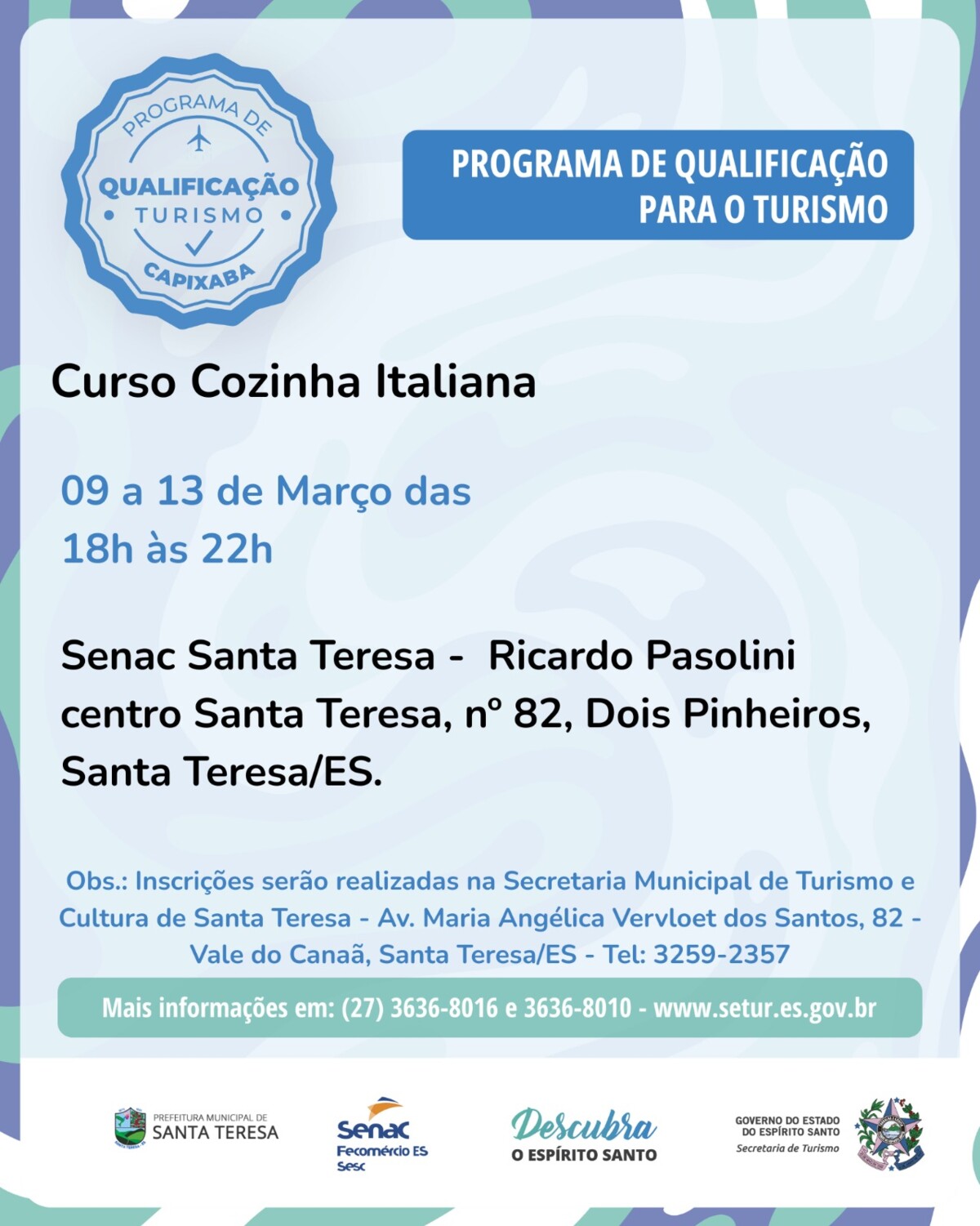 Curso de Cozinha Italiana