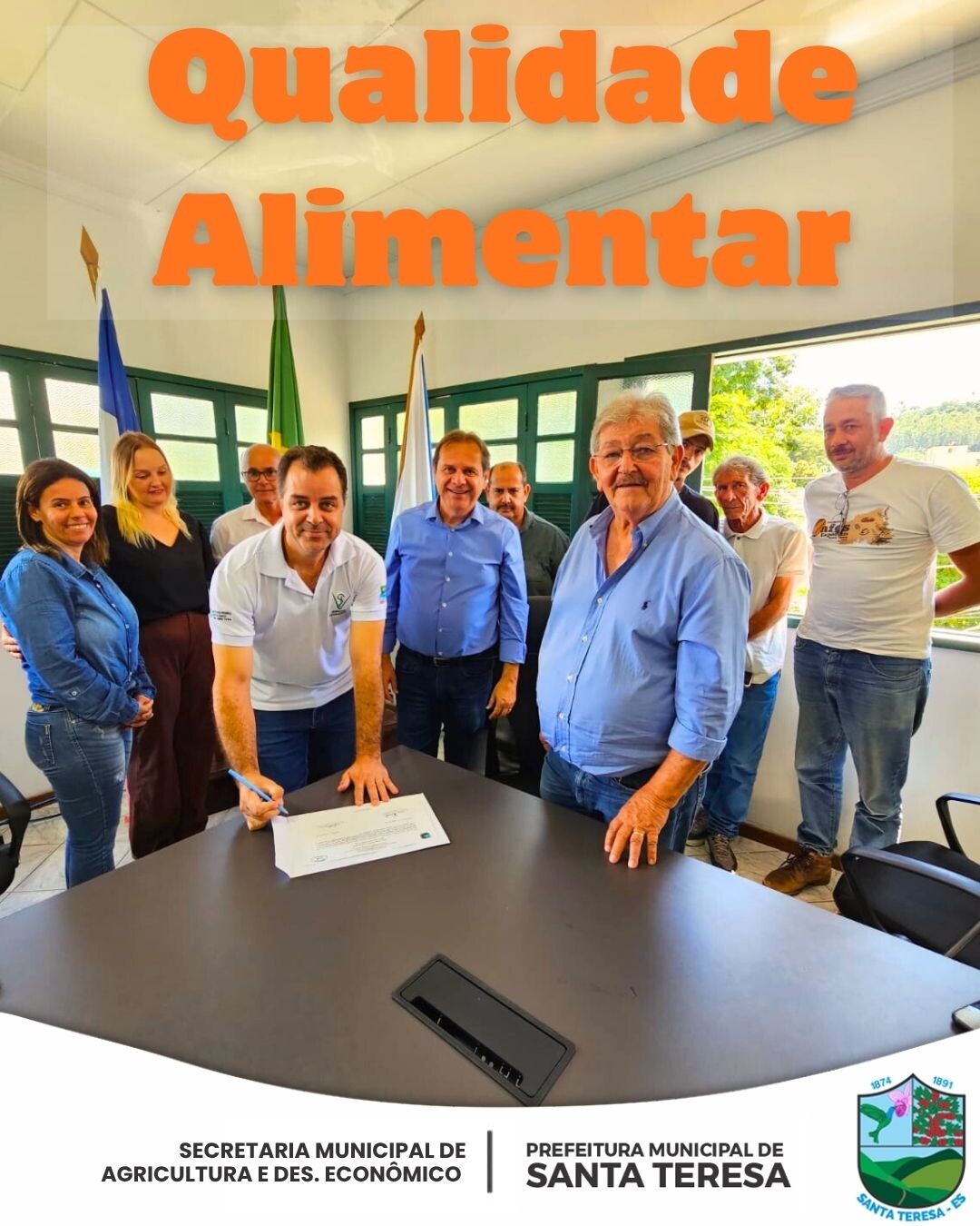 Prefeitura entrega ao Ifes Santa Teresa certificado de Serviço de Inspeção Municipal (SIM) 