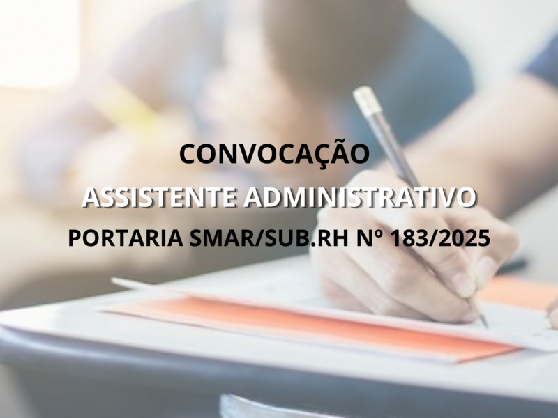 PORTARIA/SMAR/SUB.RH Nº 183/2025