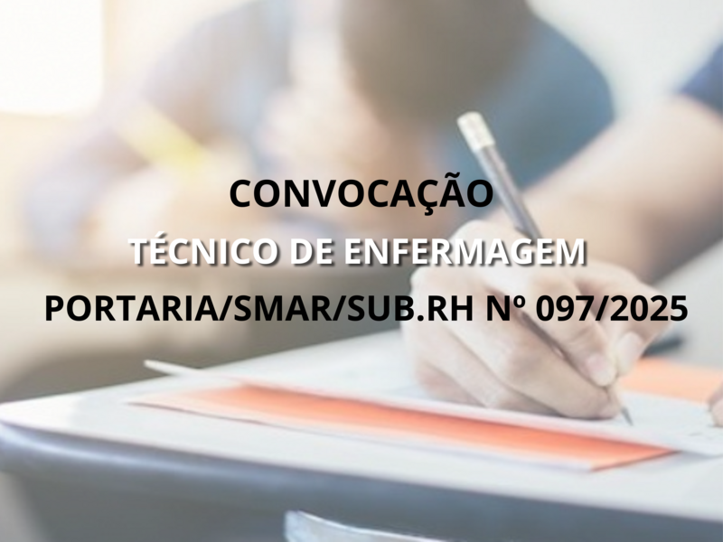 PORTARIA/SMAR/SUB.RH Nº 097/2025