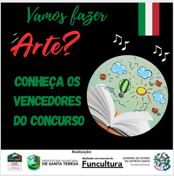 RESULTADO: Concurso de Poema e Desenho - Projeto "Vamos Fazer Arte?"
