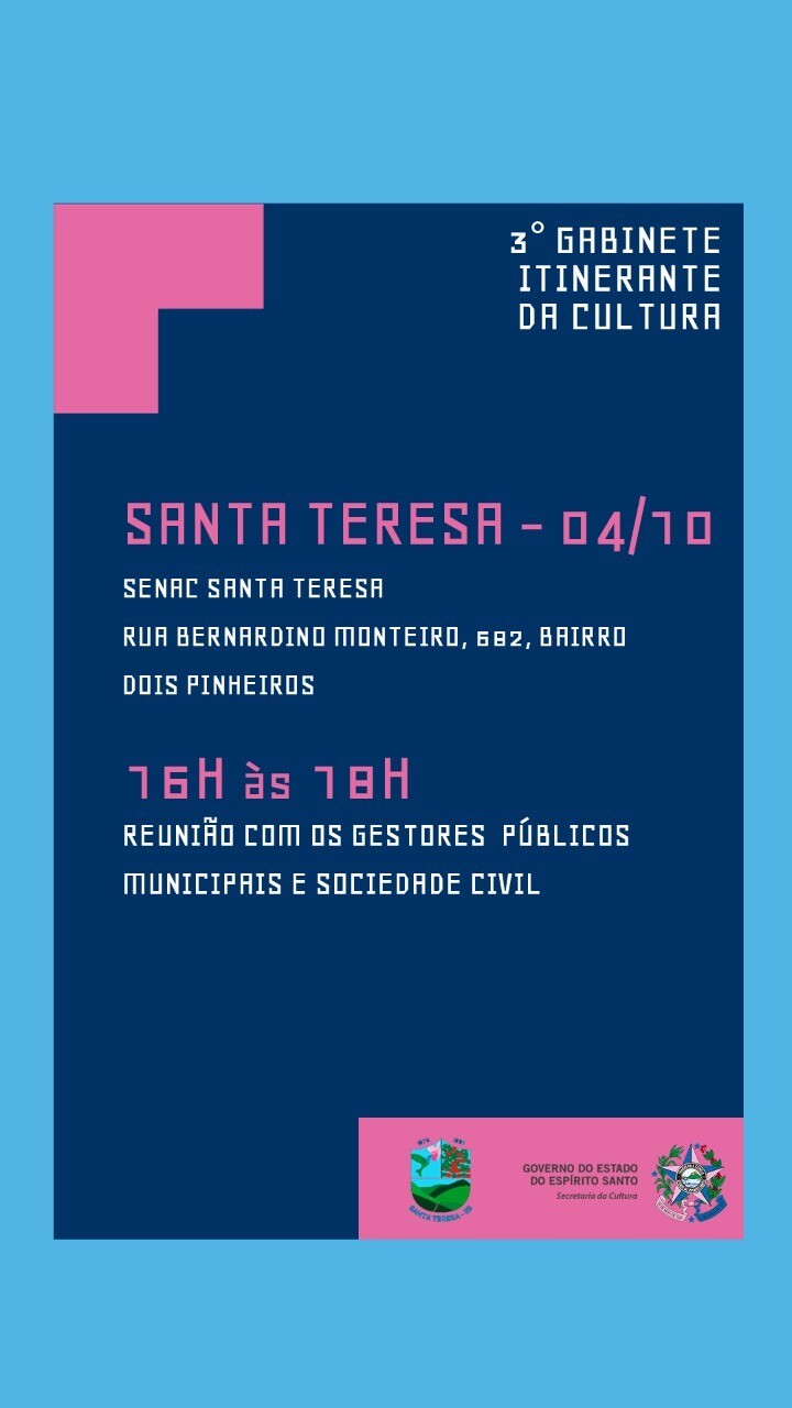 Gabinete Itinerante da Cultura apresenta Programa de Coinvestimento em Santa Teresa