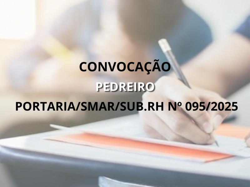 PORTARIA/SMAR/SUB.RH Nº 095/2025