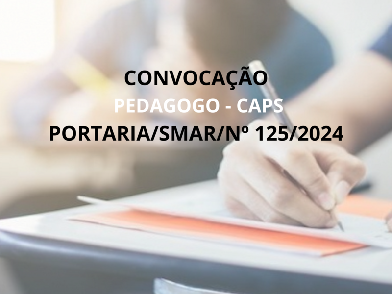 PORTARIA/SMAR/Nº 125/2024