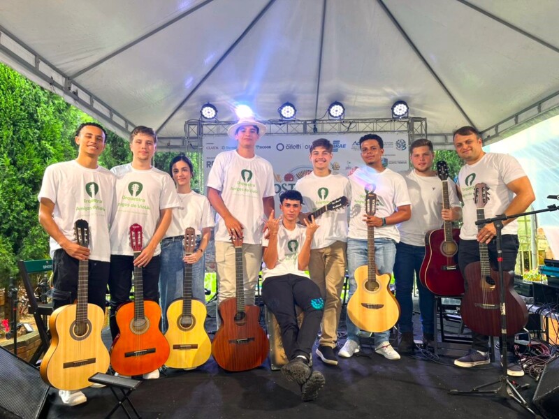 Orquestra de violões de Alfredo Chaves faz show no Festival Nostra Cultura