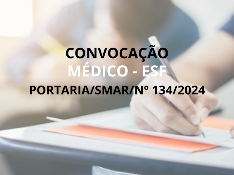 PORTARIA/SMAR/Nº 134/2024