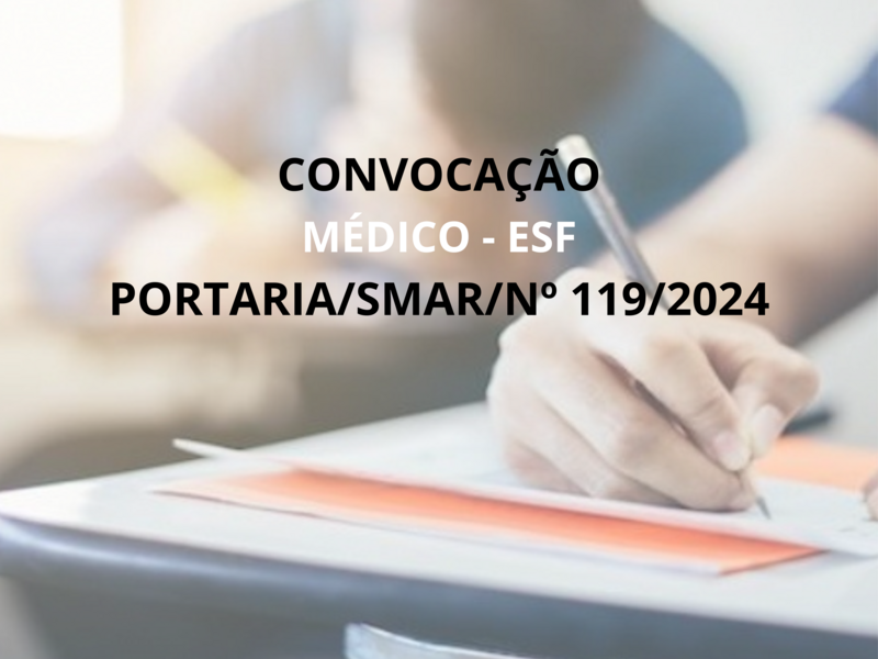 PORTARIA/SMAR/Nº 119/2024