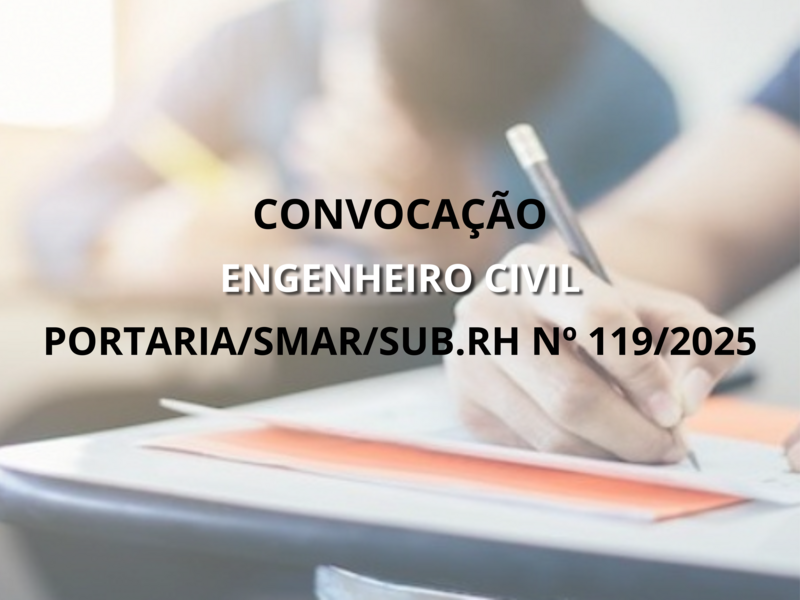 PORTARIA/SMAR/SUB.RH Nº 119/2025